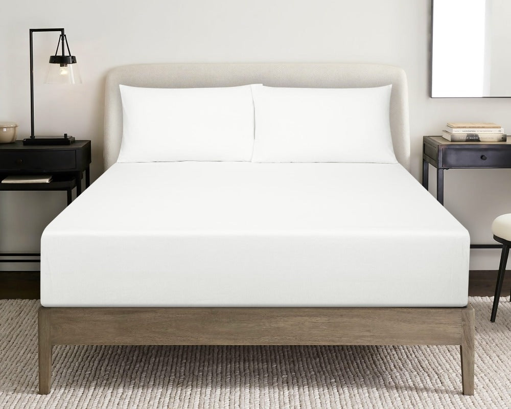 White Dyed T-150 Fitted sheet