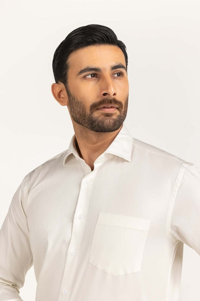 White Formal Shirt MN-FS-PD23-022