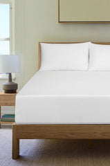 White Glow Dyed Fitted Sheet