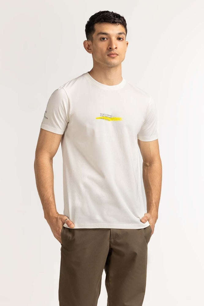 White Graphic Tee MN-TS-GP-S24-601