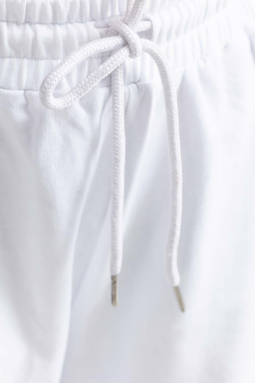 White Knit Trouser 231-220-003 B