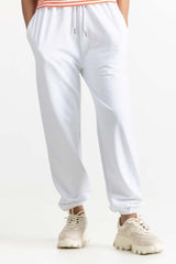 White Knit Trouser 231-220-003 B