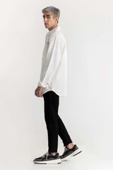 White Non-Denim Overshirt 224-117-015