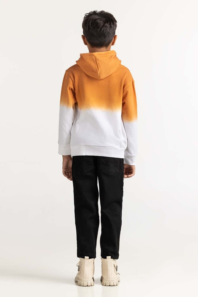 White Printed Sweatshirt 224-312-039