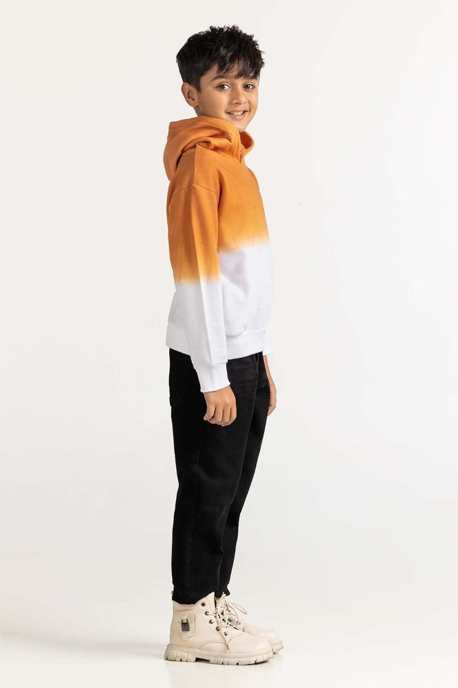 White Printed Sweatshirt 224-312-039