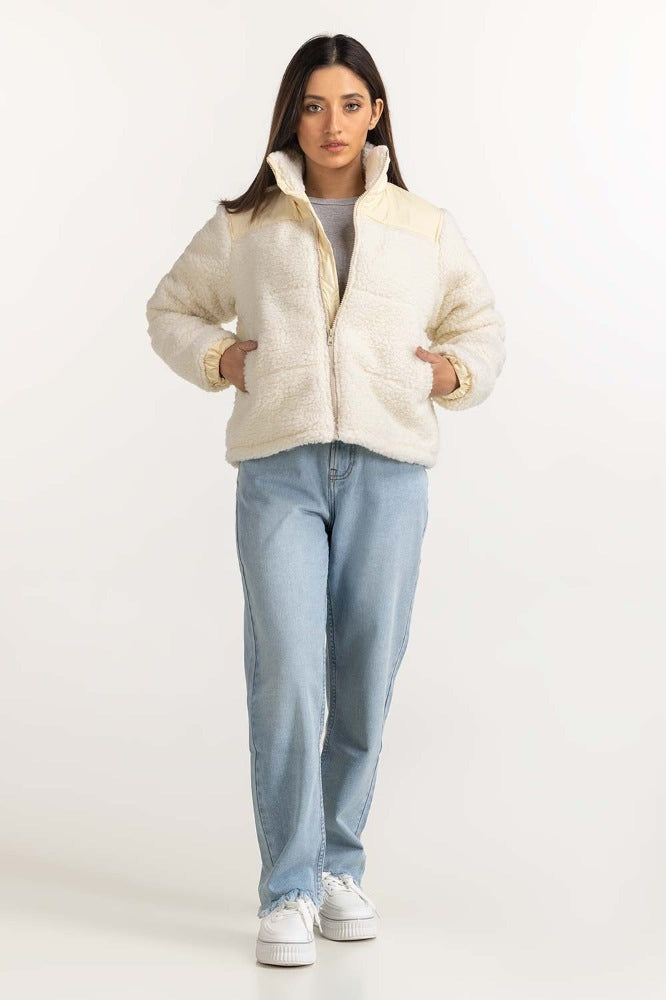 White Puffer Jacket WM-JKT-WS23-030