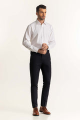 White Self Textured Formal Shirt MN-FS-PD24-078