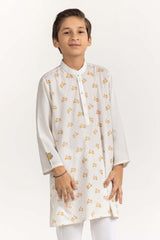 White Styling Kurta KR-KSTY24-004