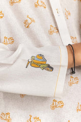 White Styling Kurta KR-KSTY24-004