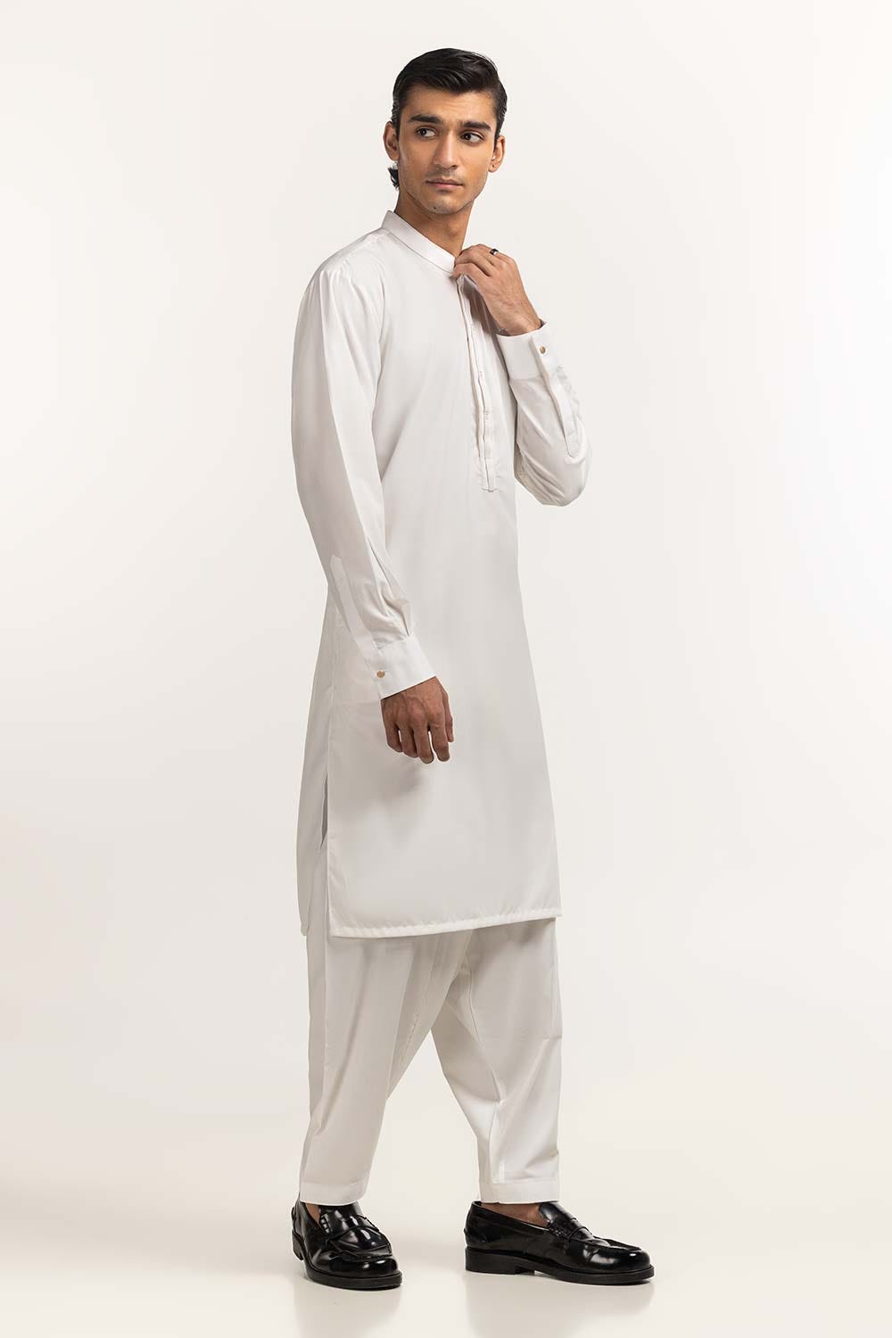 White Styling Kurta SK-S24-030