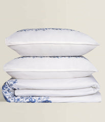 White T-400 Embroidered Quilt Cover Set