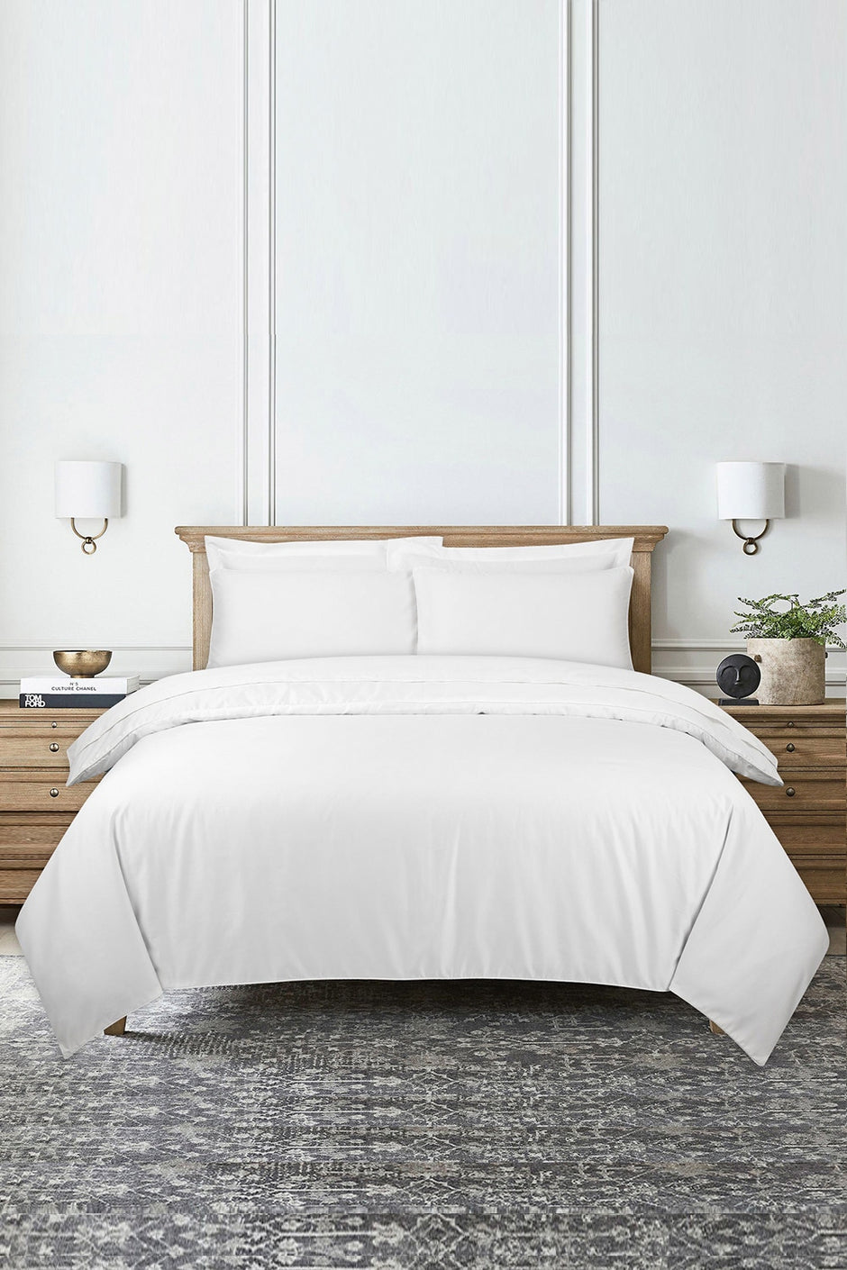 White T-600 Quilt Cover Set 25