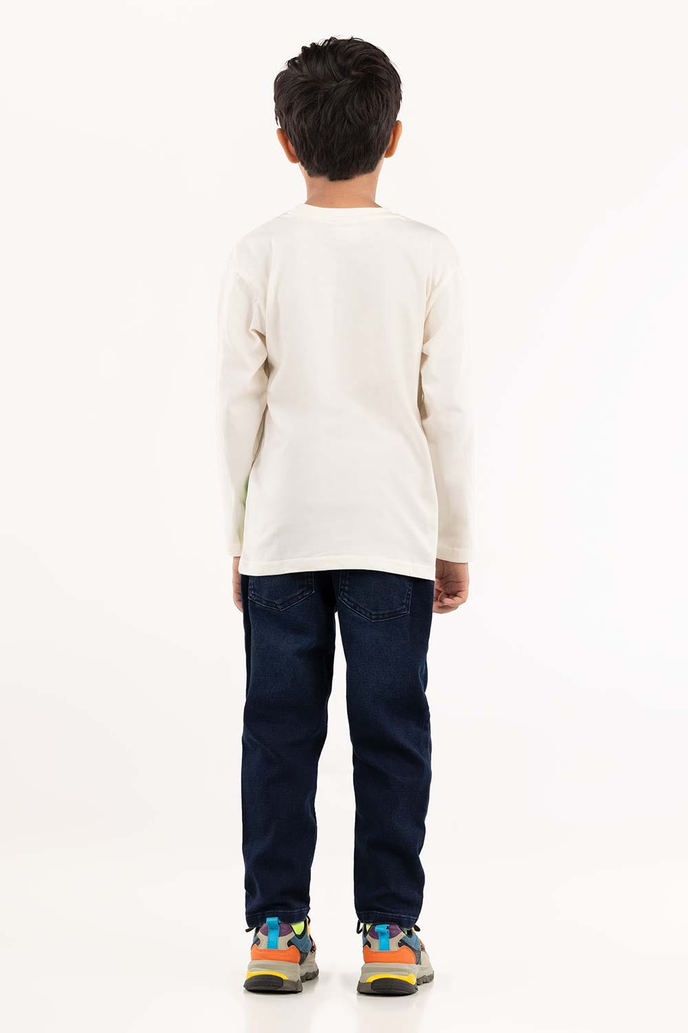 Toddler Boy White T-Shirt 224-513-022