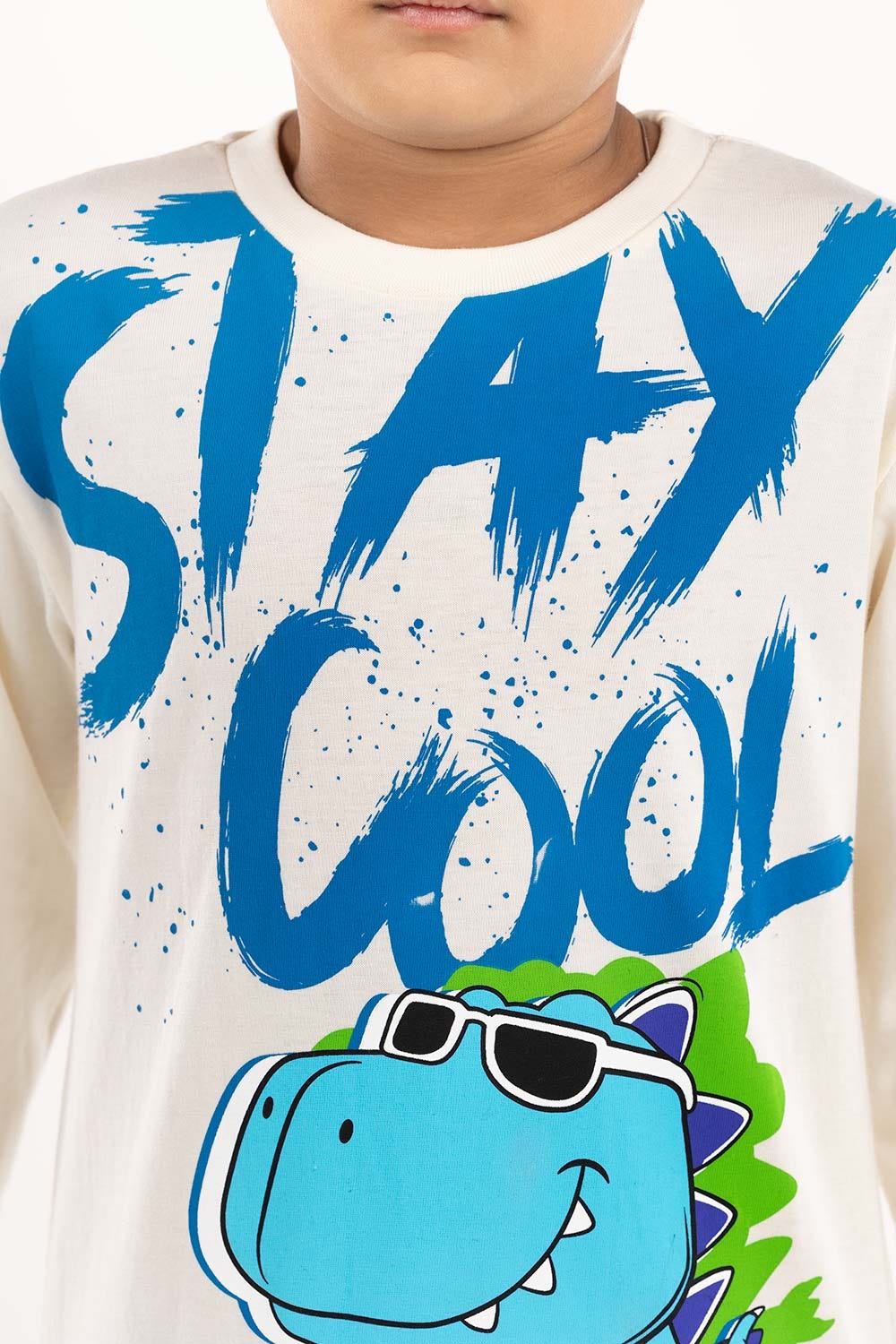 Toddler Boy White T-Shirt 224-513-022