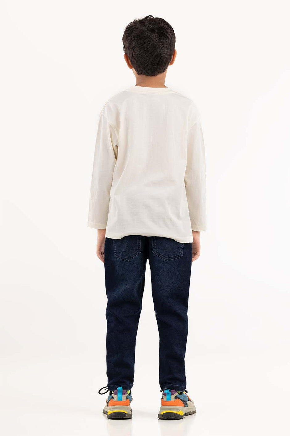 Toddler Boy White T-Shirt 224-513-026