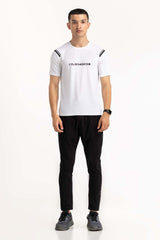 White Textured Tee AW-TS23-005