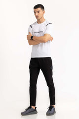 White Textured Tee AW-TS23-005