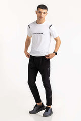 White Textured Tee AW-TS23-005