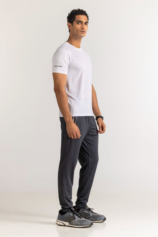 White Textured Tee AW-TS24-018