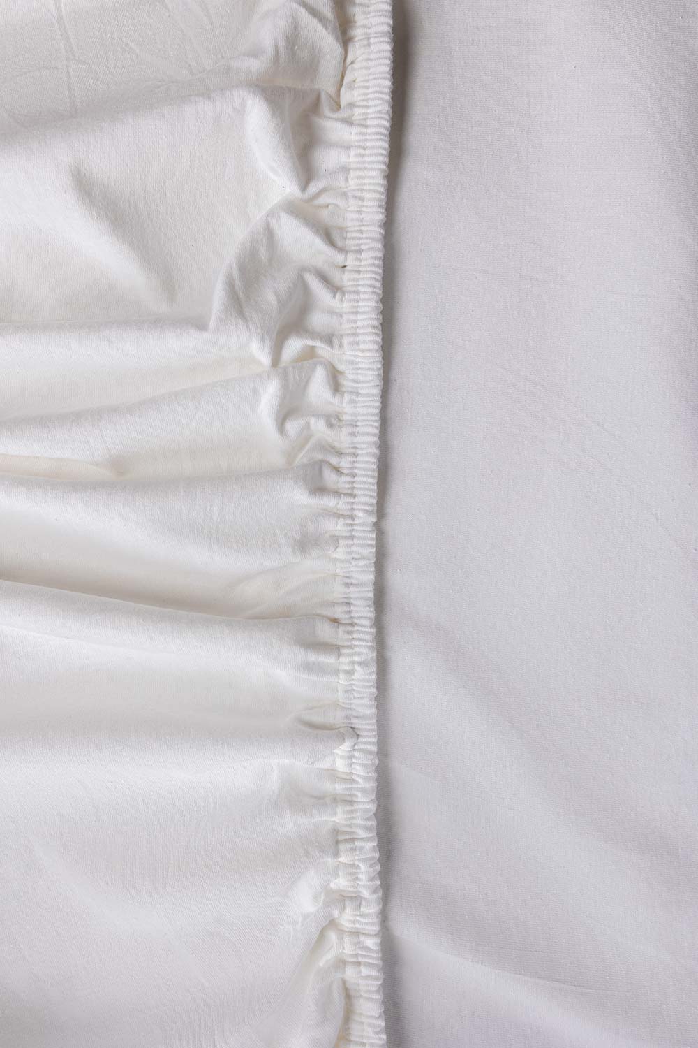 White Water Repellent Jersey Fitted Sheet