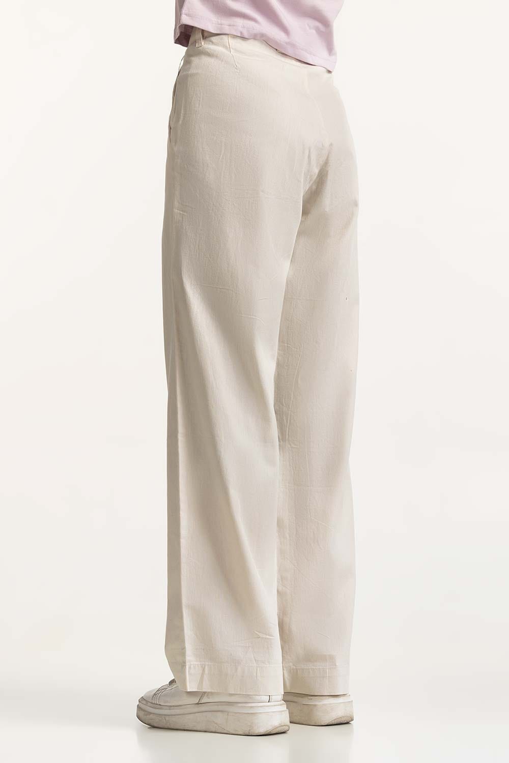 Wide Leg Cotton Linen Blend Trouser WM-NDJ-SS24-007