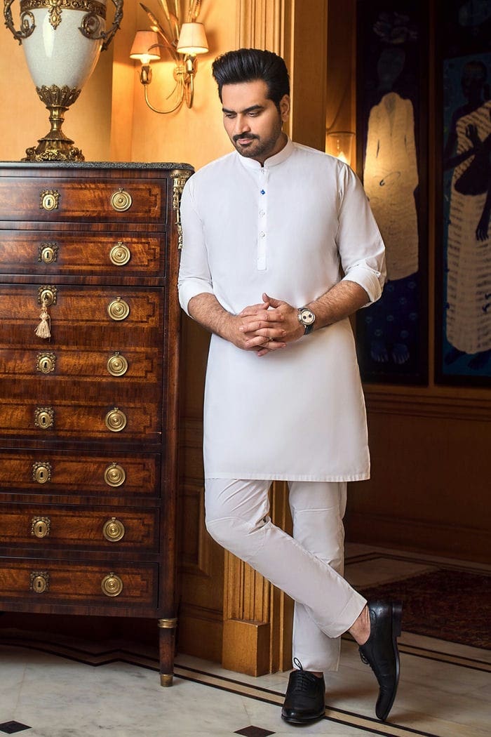 Off White Unstitched Fabric With Gift Box X-Series - Exclusive Collection Aquamarine