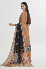 3 Piece Unstitched Printed Khaddar Suit WNS-42004