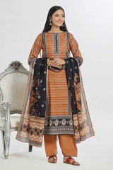 3 Piece Unstitched Printed Khaddar Suit WNS-42004