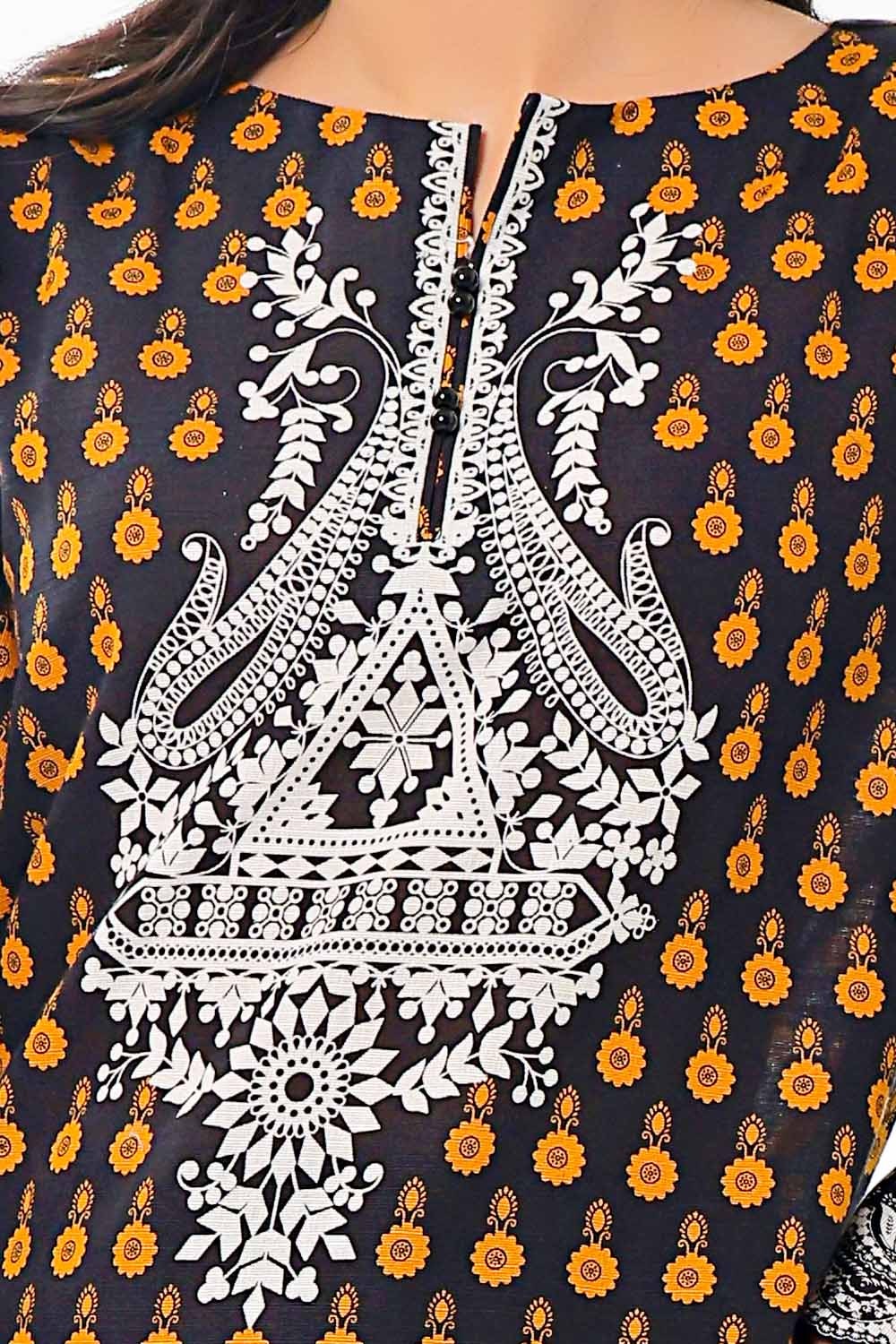 3 Piece Unstitched Printed Khaddar Suit WNS-42021