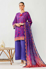 3 Piece Unstitched Printed Khaddar Suit WNS-42023