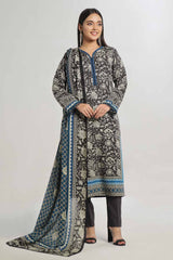 3 Piece Unstitched Printed Khaddar Suit WNS-42029