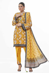 3 Piece Unstitched Printed Khaddar Suit WNS-42130
