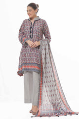 3 Piece Unstitched Printed Khaddar Suit WNS-42134