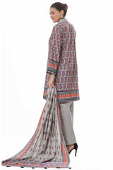 3 Piece Unstitched Printed Khaddar Suit WNS-42134