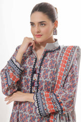 3 Piece Unstitched Printed Khaddar Suit WNS-42134
