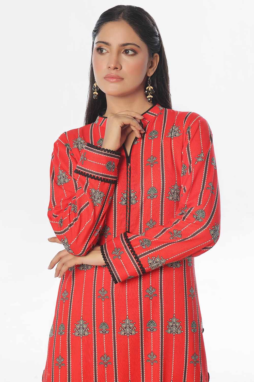 2 Piece Unstitched Printed Khaddar Suit WNST-42004
