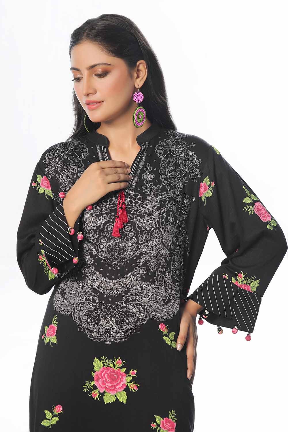 2 Piece Unstitched Printed Cotail Suit WNST-42007