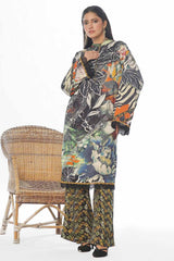 2 Piece Unstitched Printed Linen Suit WNST-42008