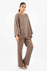 2 Piece Unstitched Printed Linen Suit WNST-42010