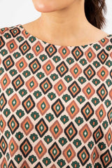 2 Piece Unstitched Printed Linen Suit WNST-42010