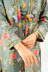 2 Piece Unstitched Printed Linen Suit WNST-42011