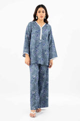 2 Piece Unstitched Printed Linen Suit WNST-42015