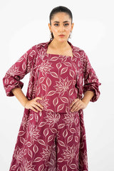 2 Piece Unstitched Printed Linen Suit WNST-42016