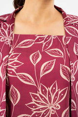 2 Piece Unstitched Printed Linen Suit WNST-42016