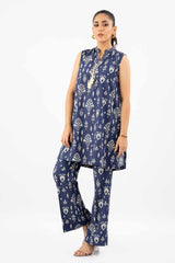 2 Piece Unstitched Printed Karandi Suit WNST-42019