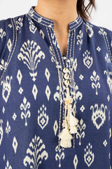 2 Piece Unstitched Printed Karandi Suit WNST-42019