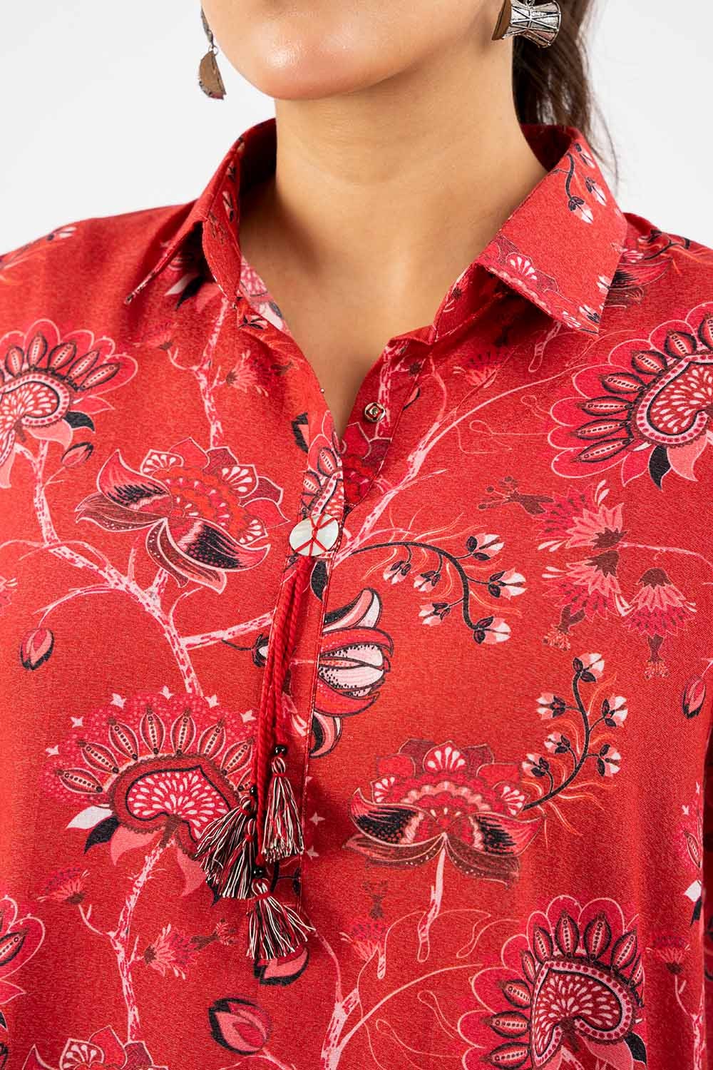 2 Piece Unstitched Printed Karandi Suit WNST-42020