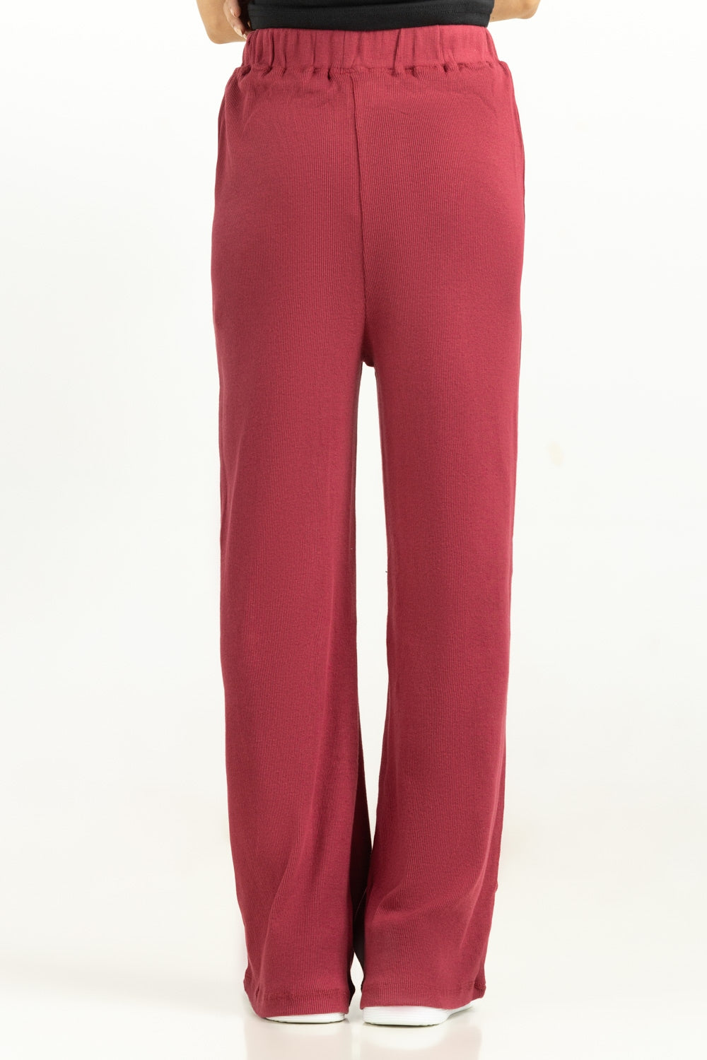 Red Women Trousers WM-TRKN-SS24-102