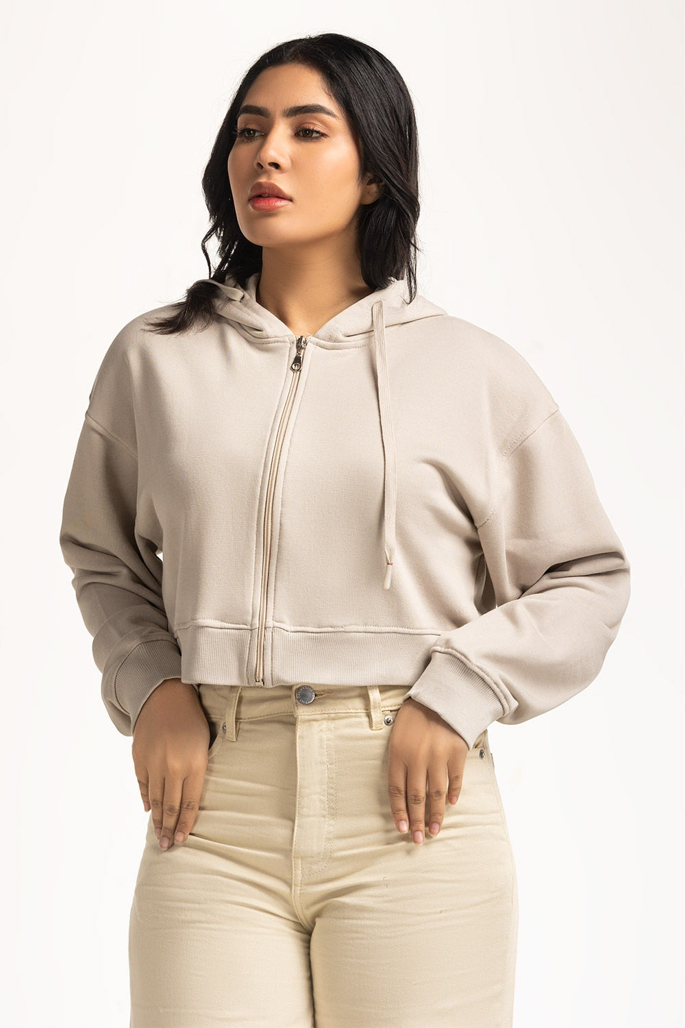 Women Hooded Zipper Regular Fit WM-HDZ-WS24-034