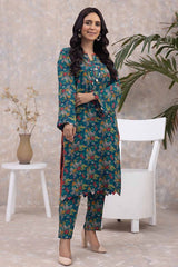 2 Piece Printed Dhanak Unstitched Suit WNST-32083